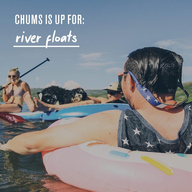 Chums Neoprene Classic Eyewear Retainer - Durable Floating Sunglasses Sport Strap in Black - Image 5
